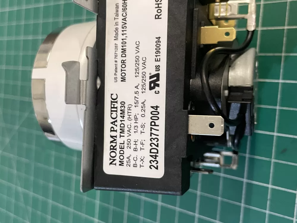 GE WE04X24550 234D2377P004 TMD14M30 Dryer Timer AZ206873 | Wm2278