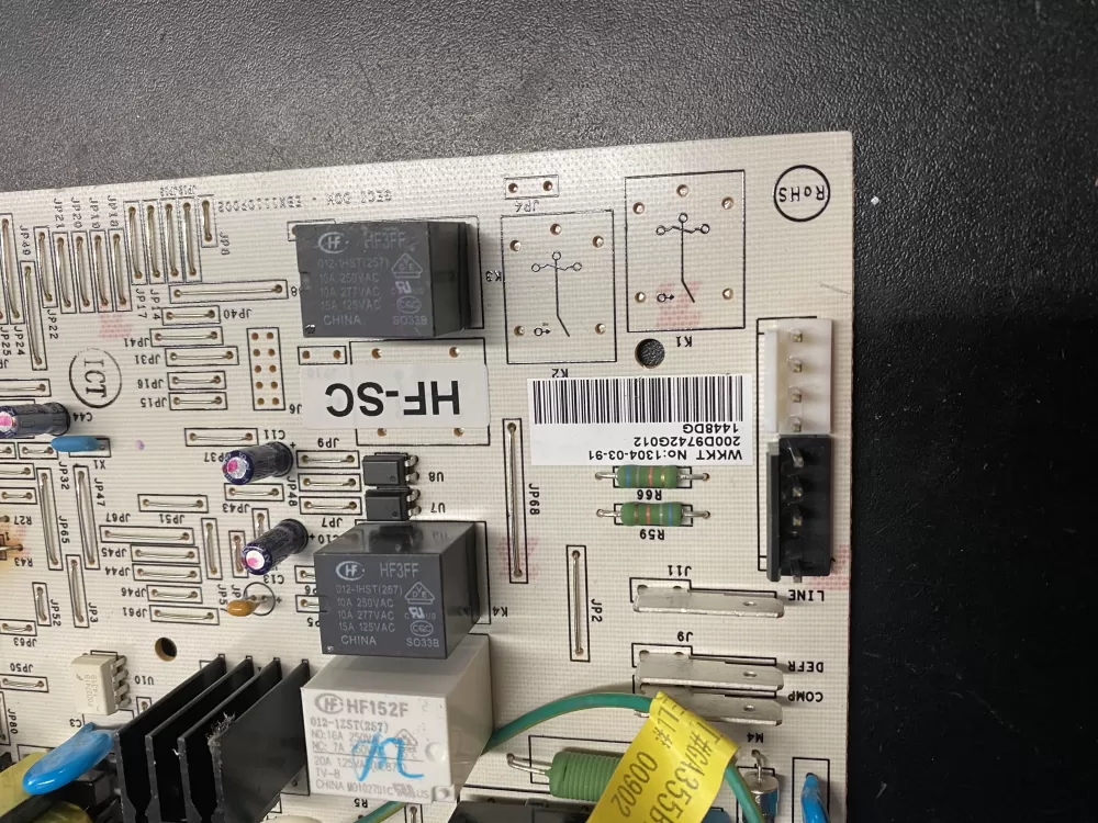 GE 200D9742G012 EBX1110P002 Refrigerator Control Board AZ23018 | BK845