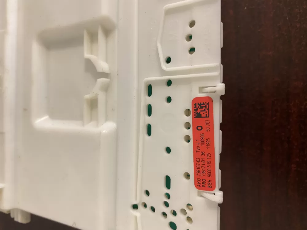 Bosch 9000 519 125 Dishwasher Control Board Used AZ34199 | BK1693