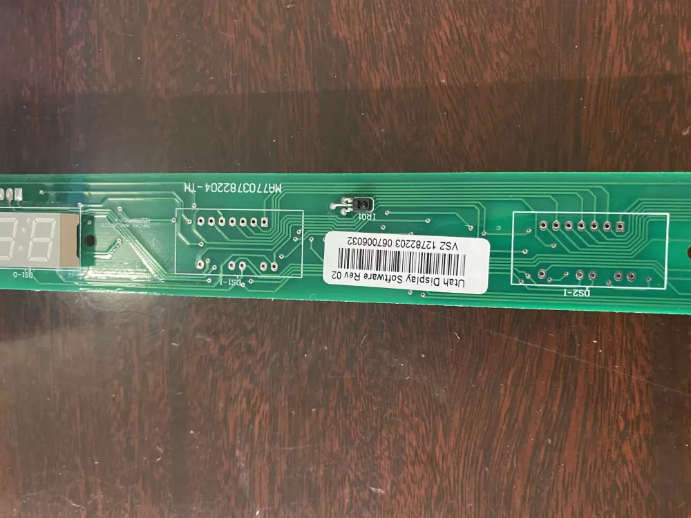 Maytag  KitchenAid  Jenn-Air  Admiral  Dacor  Kenmore WPW10207861  AP6017093  W10207861  12782203  12782203SP  12782205  12782205SP  1468995  67005397  67005400  8208269  PS11750388  MA7703782204-TH Refrigerator Control Board Temperature Display