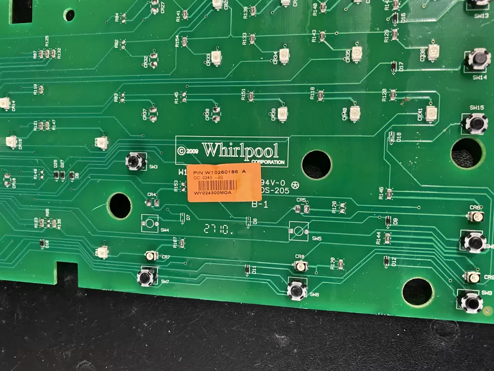 Whirlpool Maytag W10260186 W10258434 Washer Control Board AZ4869 | BK1217