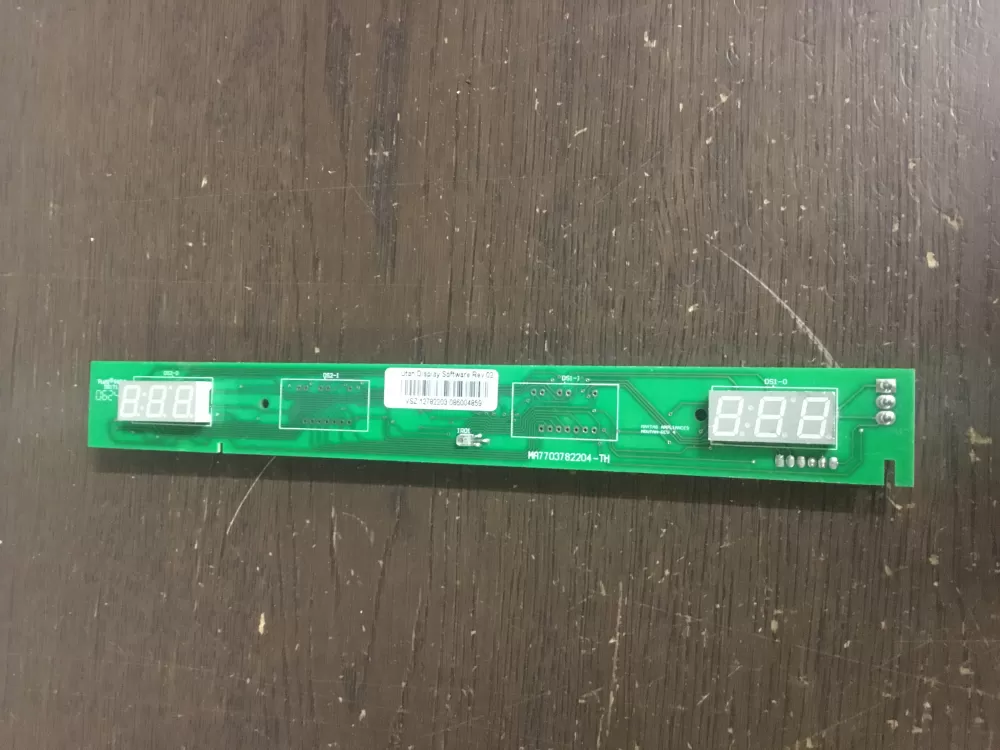Maytag  KitchenAid  Jenn-Air  Admiral  Dacor  Kenmore WPW10207861  AP6017093  W10207861  12782203  12782203SP  12782205  12782205SP  1468995  67005397  67005400  8208269  PS11750388  MA7703782204-TH Refrigerator Control Board Temperature Display