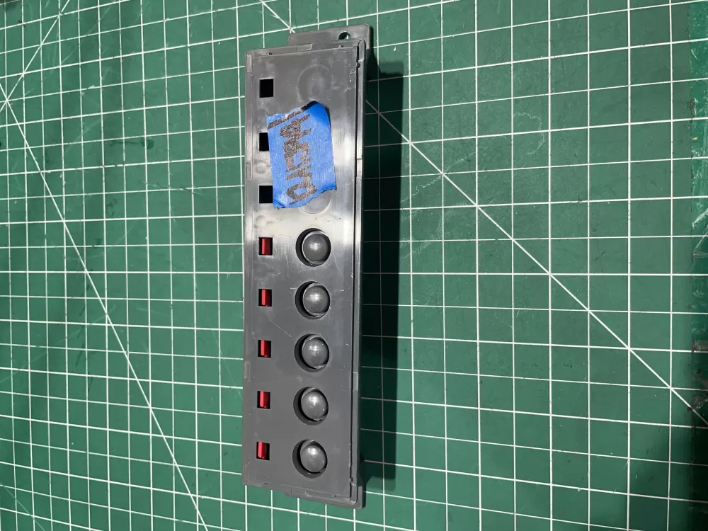 GE Hotpoint 165D5576P033 Dishwasher Button Control Panel AZ153172 | KM1394
