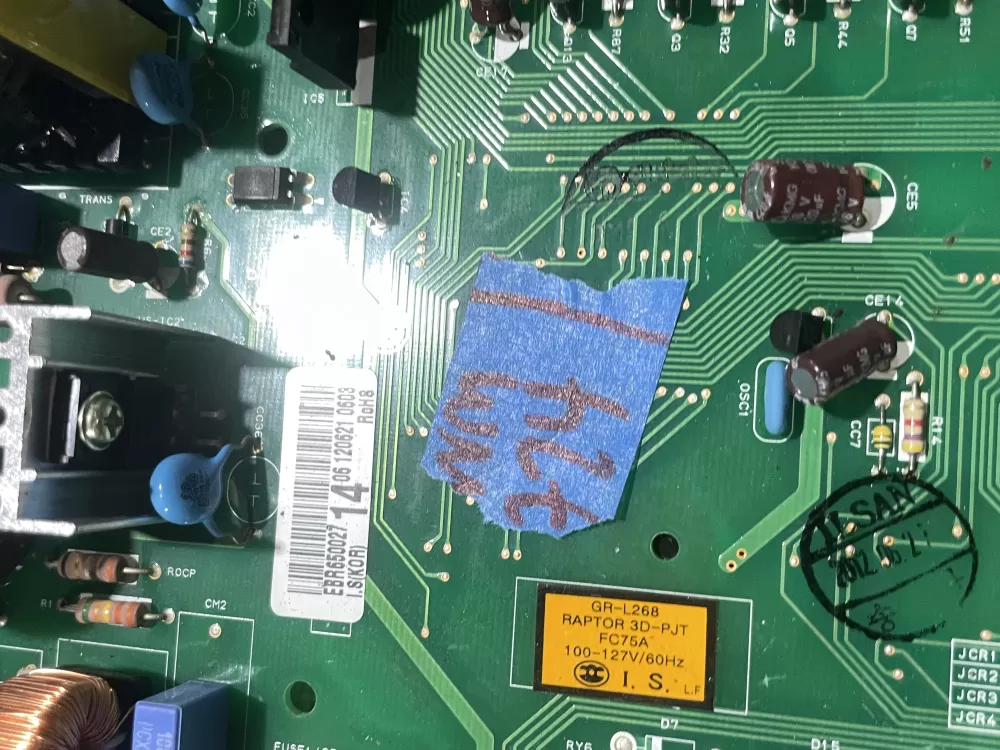 LG Kenmore EBR65002714 Refrigerator Control Board AZ70220 | Wm724