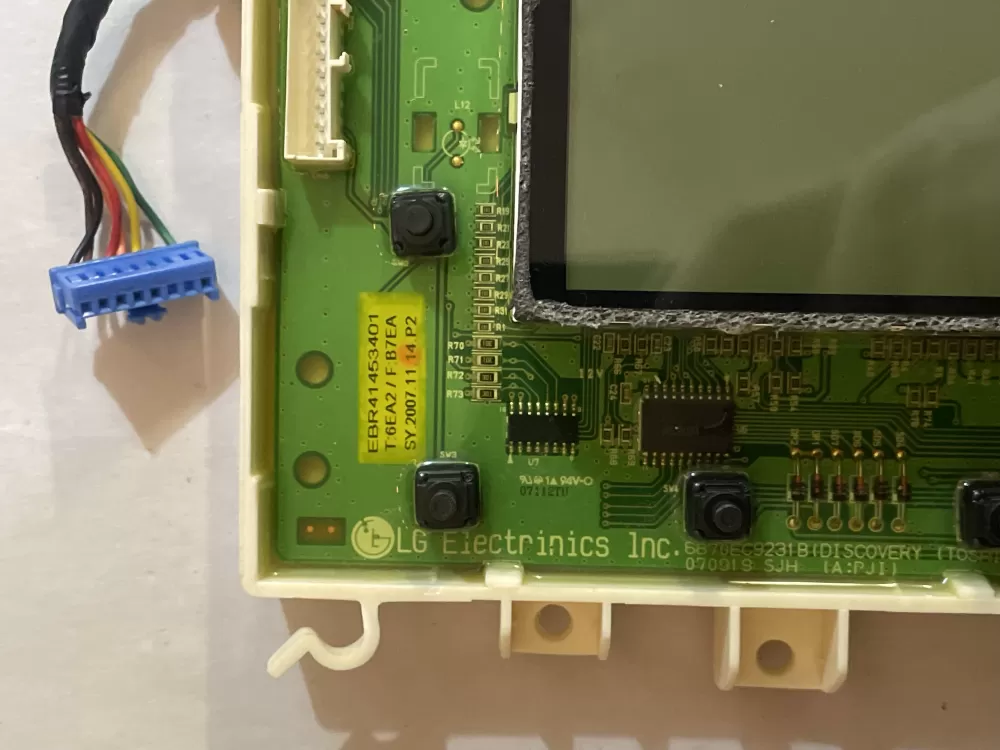 LG EBR41453401 Dryer Control Board Interface AZ163005 | KM201