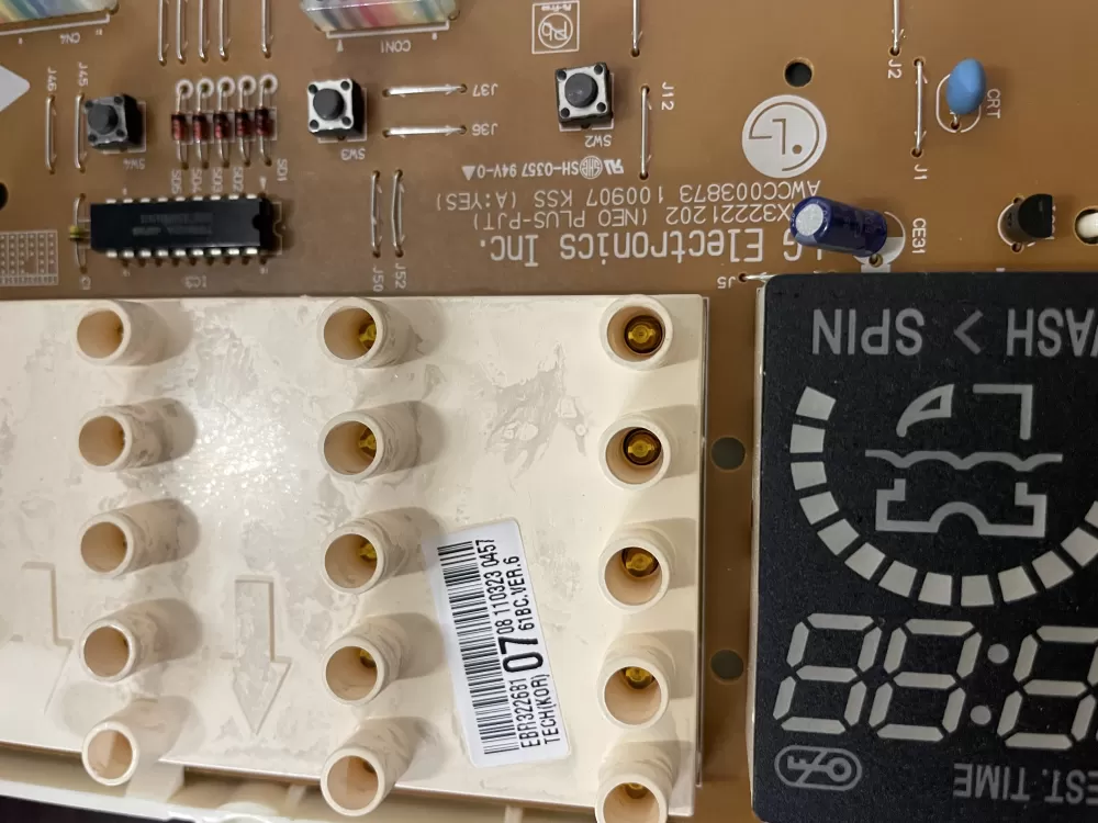 LG EBR32268107 Washer User Interface Display Control Board AZ46970 | KMV127