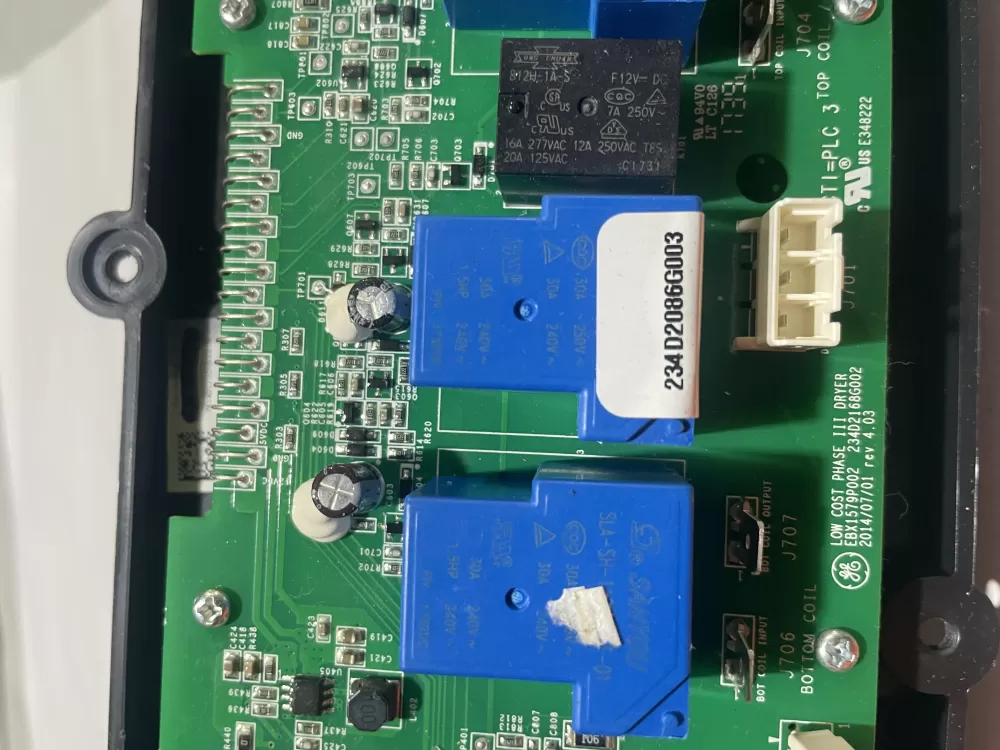 GE 234D2086G003 Dryer Control Board AZ156025 | Wmv780