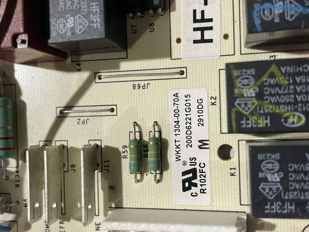 GE 200D6221G028 EBX1110P002 Refrigerator Control Board AZ199334 | Wm2722