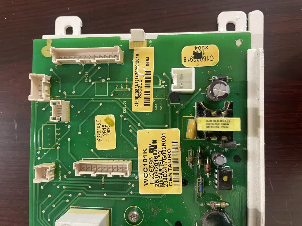 GE 234D2427G002  EBX1216P001R001  Wh12x10586  Washer Control Board Assembly