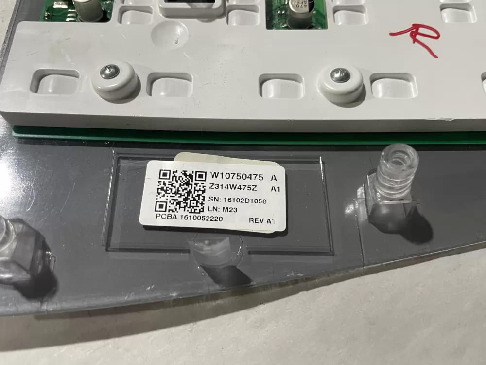 Whirlpool AP6024018 W10433082 W10750475 Washer Control Panel AZ199283 | Wmv376