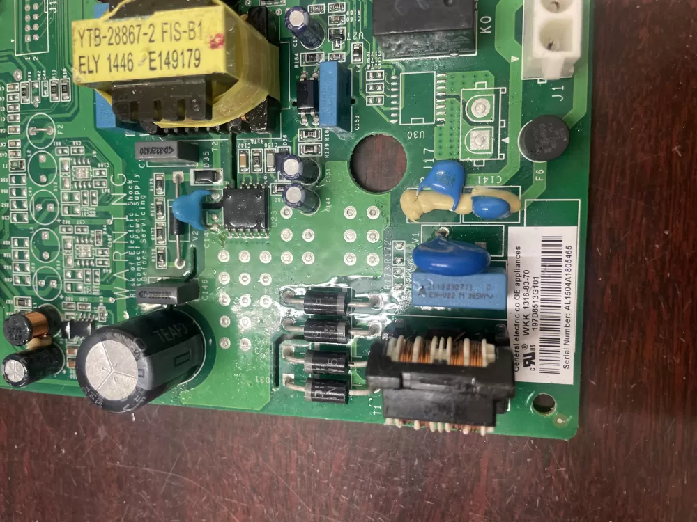 GE 197D8513G101 70213160102GA Refrigerator Control Board AZ34465 | KM1701
