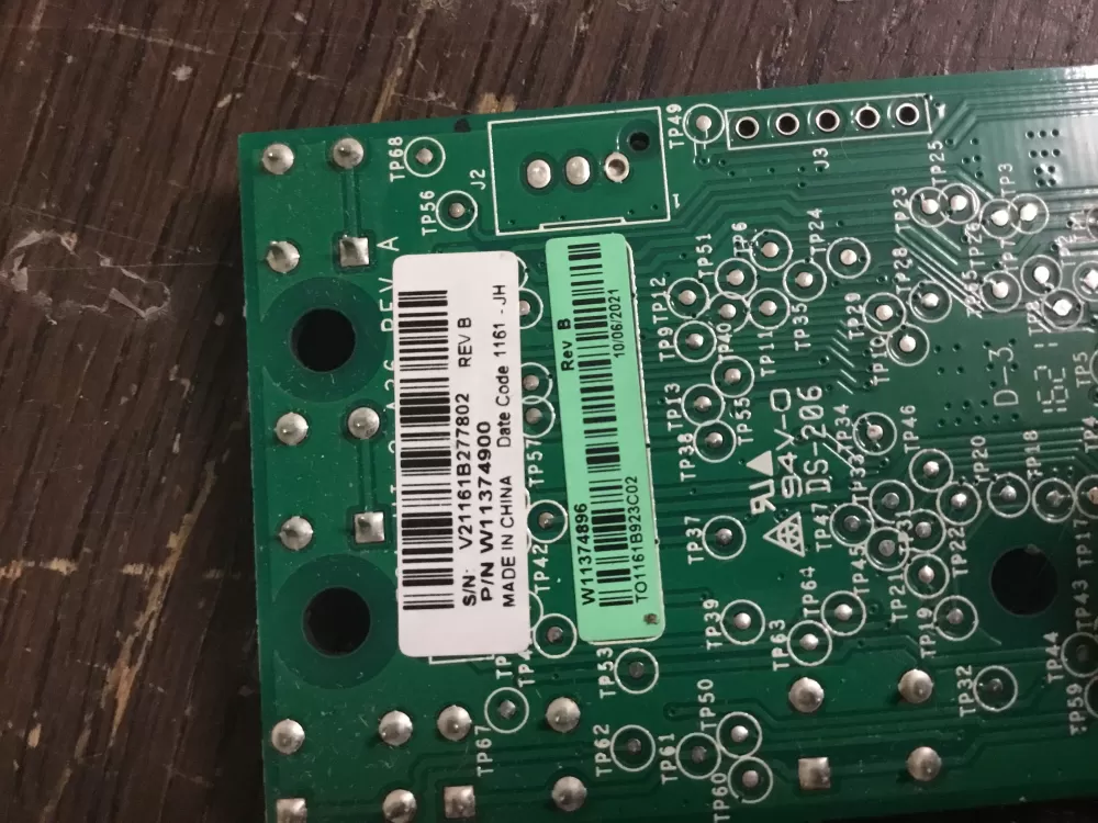 Whirlpool Maytag W11481116 W11374900 Washer Control Board AZ10307 | NR524
