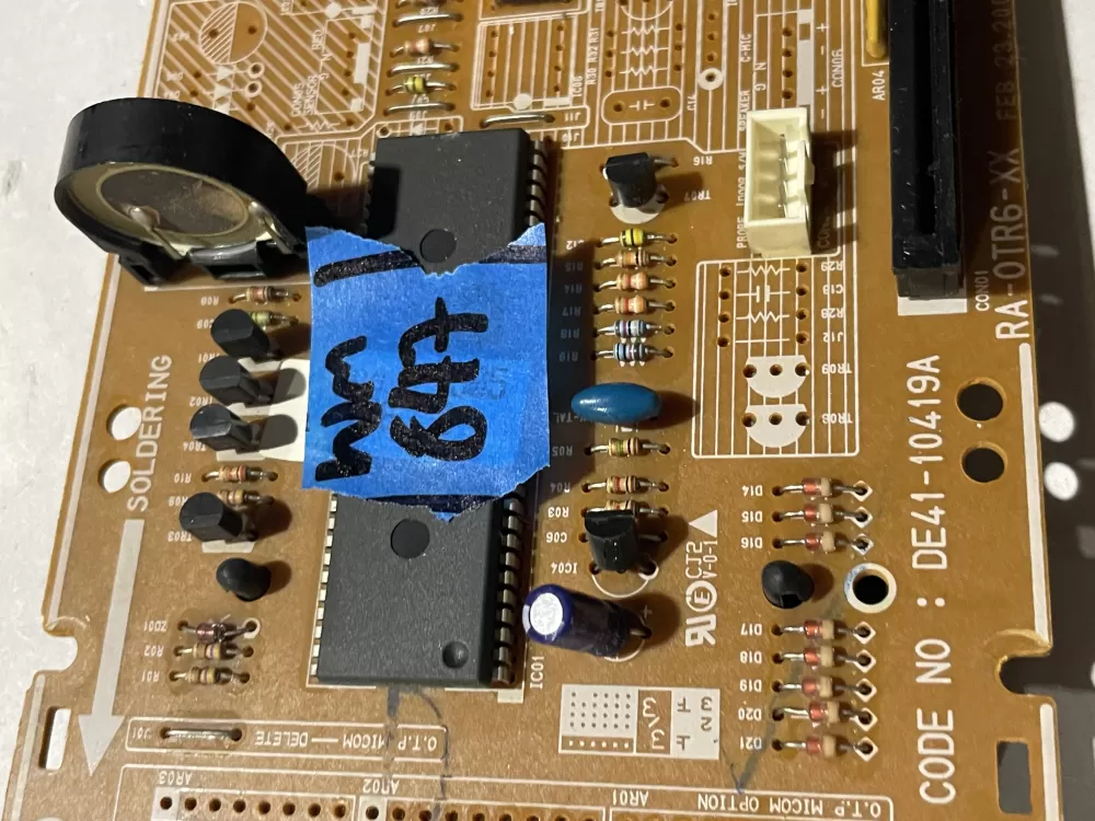 Frigidaire DE41-10419A WB27X10480 Microwave Control Board AZ189313 | Wm847