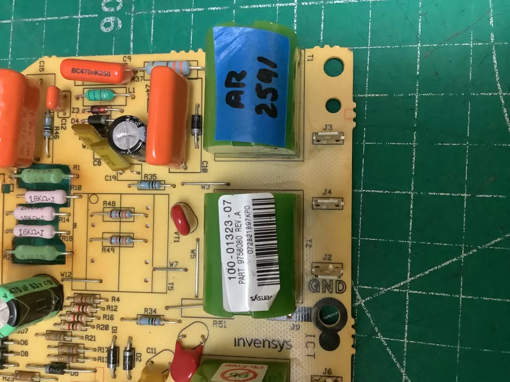 Whirlpool Amana 100 01323 07 9758080 Range Control Board AZ227103 | AR2591
