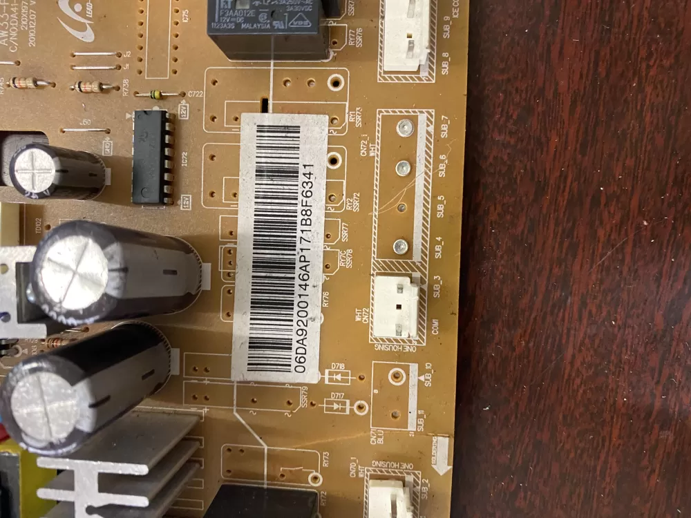 Samsung DA92 00146A Refrigerator Control Board AZ35407 | BK1115