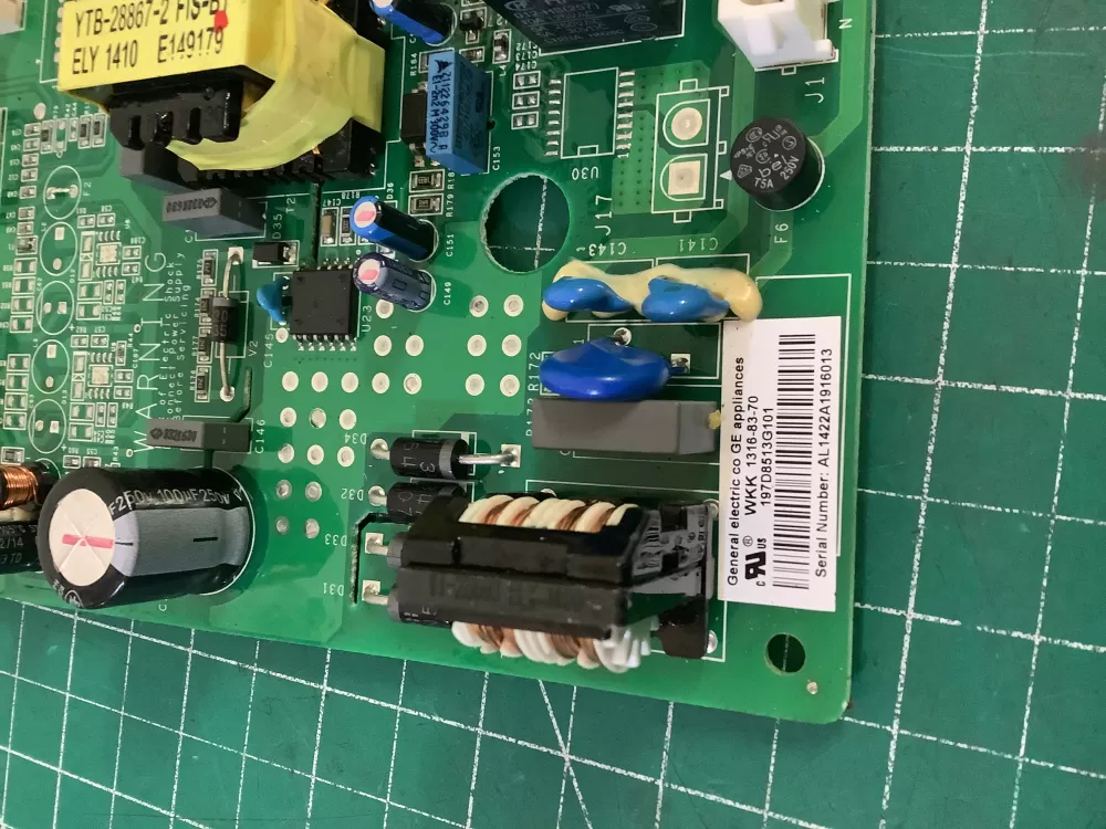 GE 197D8513G101 70213160102GA Refrigerator Control Board AZ204061 | NR335