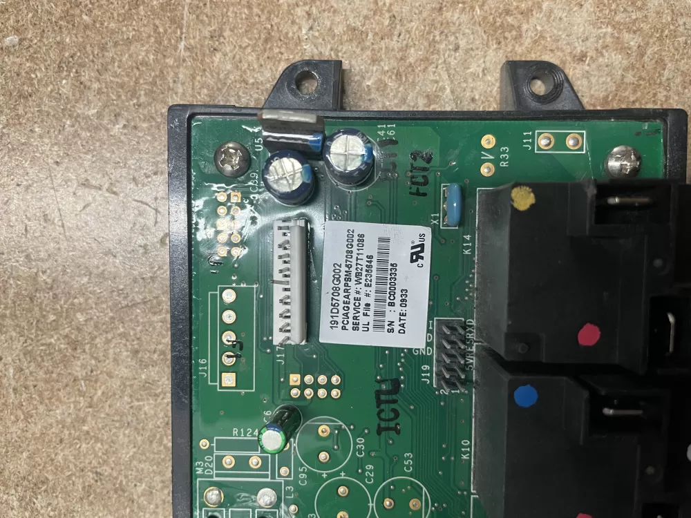 GE WB27T11086 191D5708G002 Range Relay Control Board AZ14167 | KM779