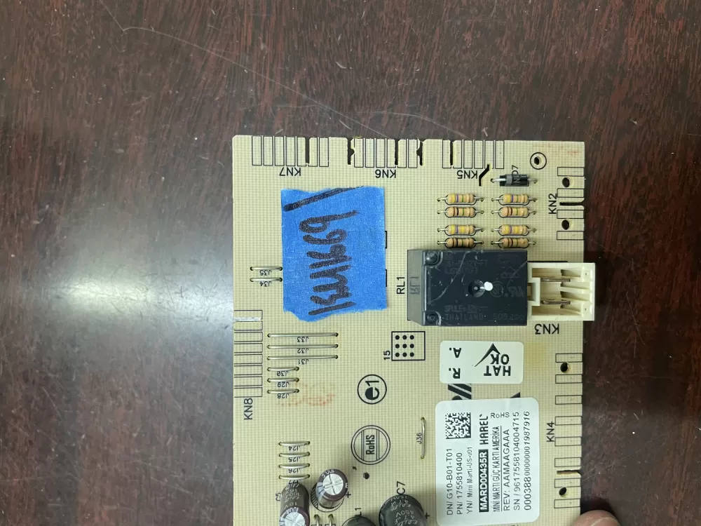 Bloomberg G10-B01-T01 Dishwasher Control Board AZ31201 | KM1669