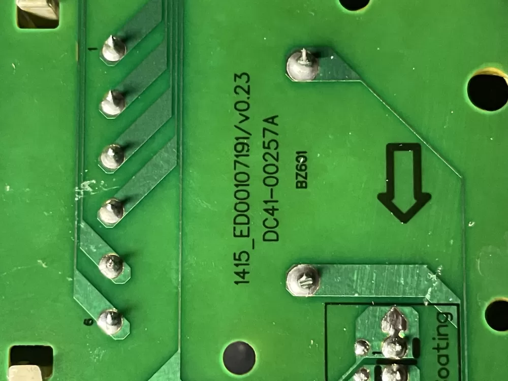 Samsung DC41 00257A Dryer Control Board AZ6475 | WM1443