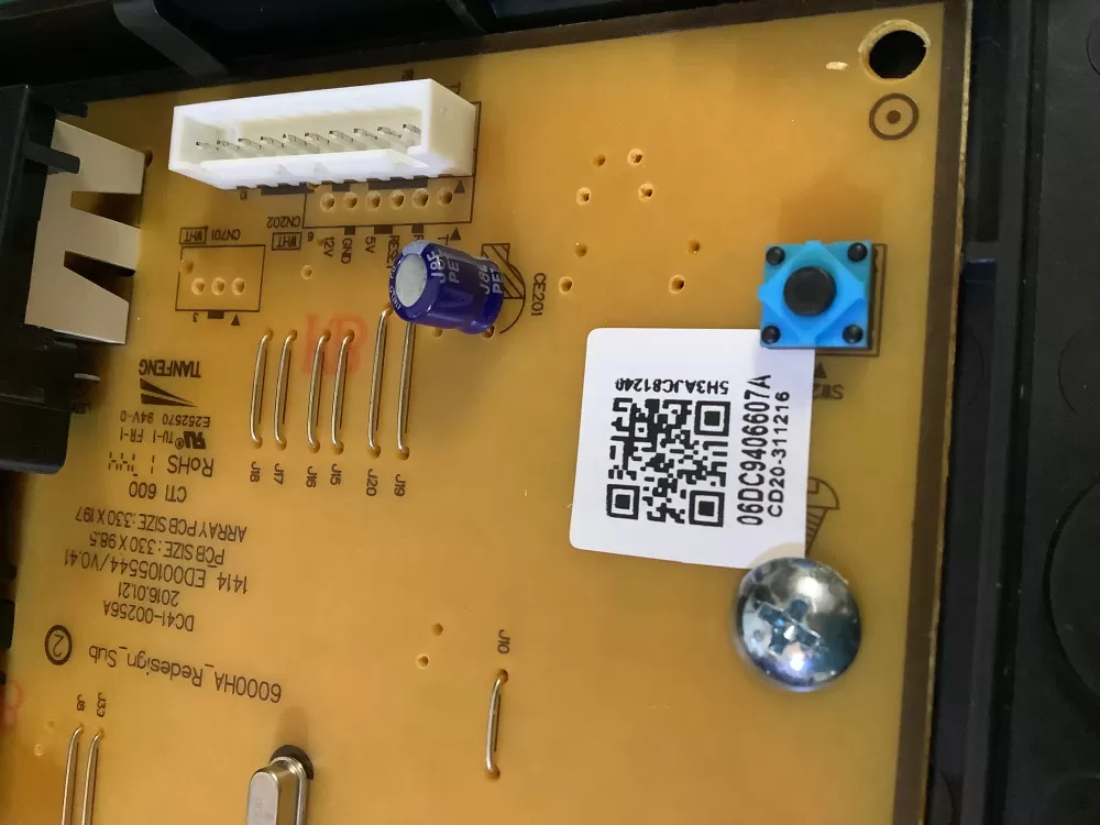 Samsung DC94-06607A Washer User Interface Control Board AZ193813 | NR599