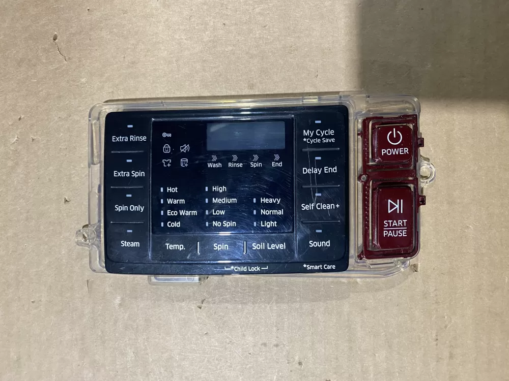 Samsung DC92-01607J  AP6243588  DC94-06643A  DC93-00376D  PS12084833 Dryer UI Control Board