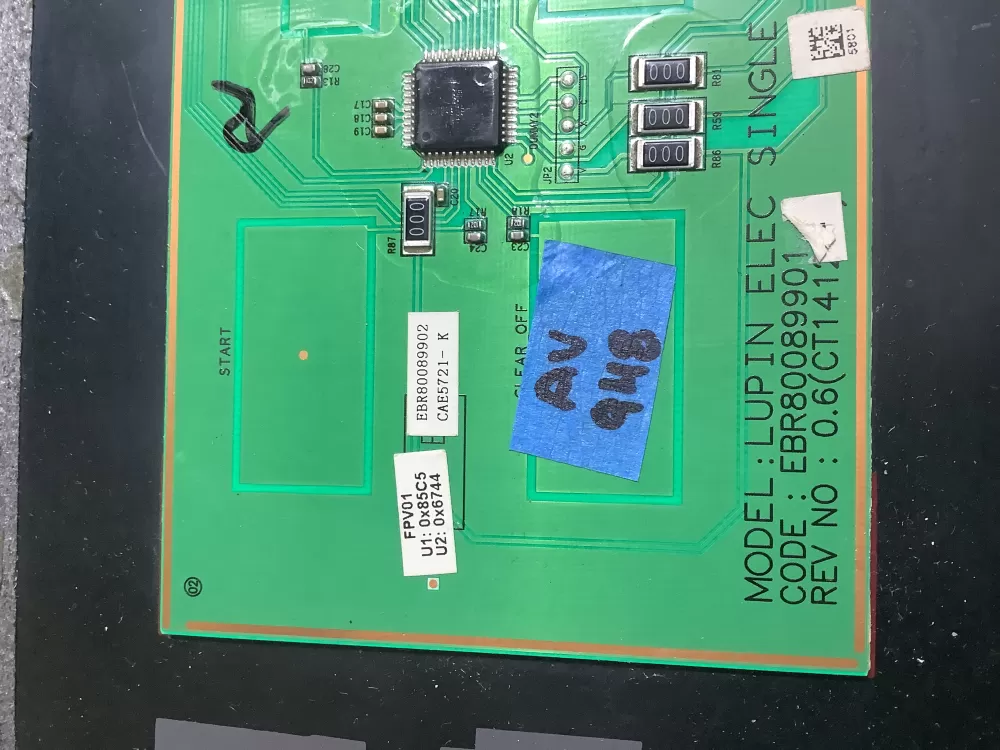 LG EBR80089902  Control Board Pcb Assembly Sub AZ214204 | ARV948