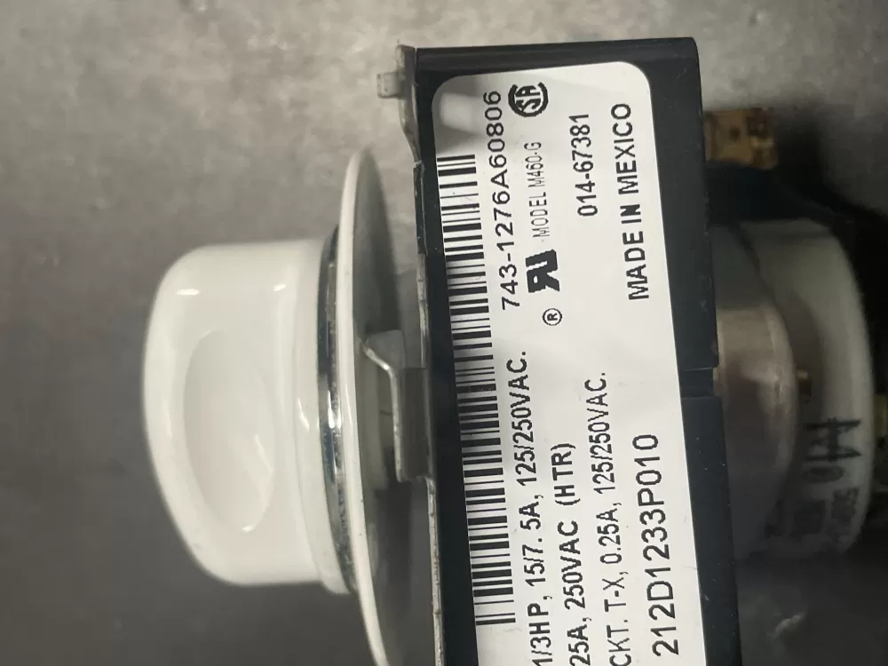 Hotpoint GE 212D1233P010 WE4M362 Dryer Timer AZ19347 | WM1067