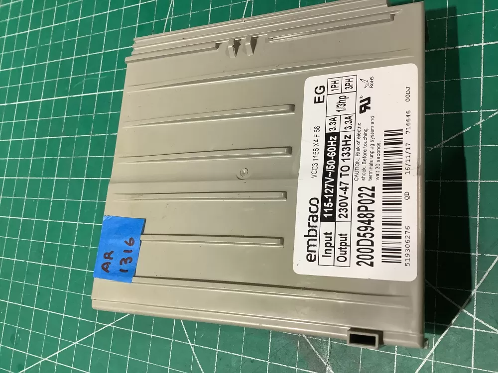 GE 519306276 Refrigerator Inverter Board AZ196717 | AR1316