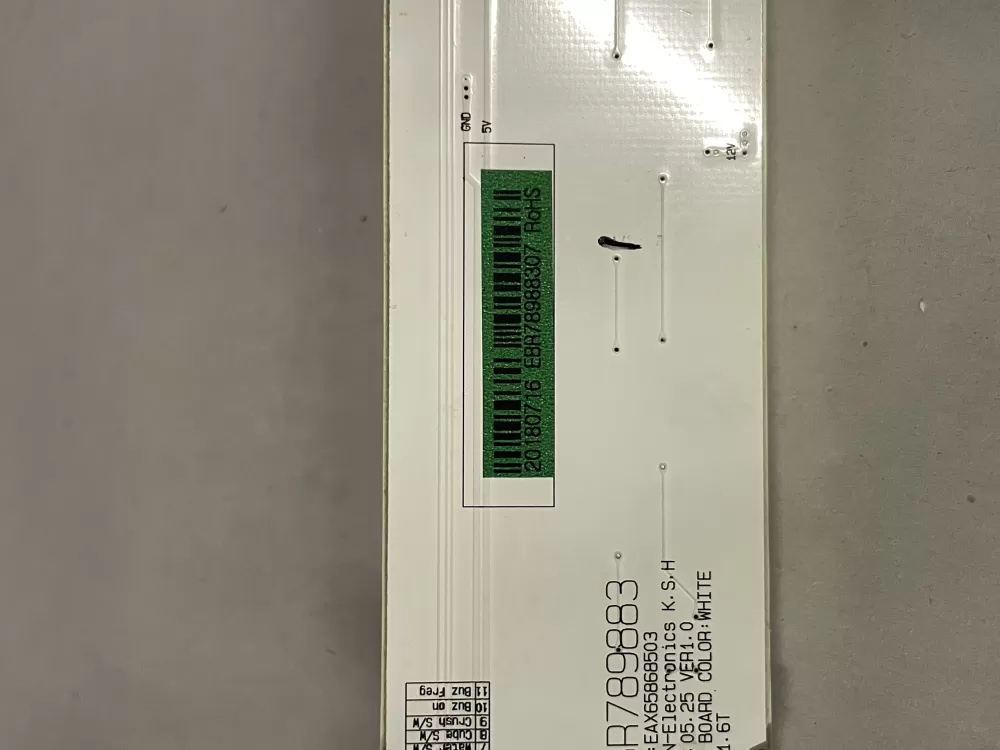 LG EBR78988307 Refrigerator Control Board AZ224303 | Wm99