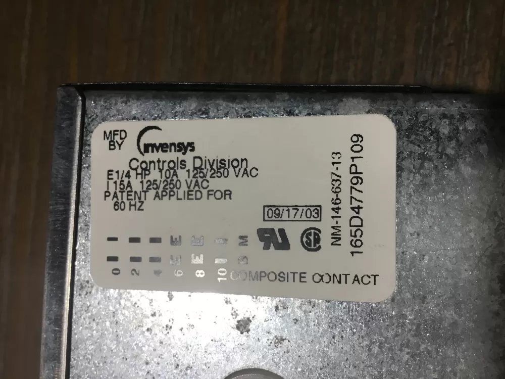 GE 165D4779P109 Dishwasher Timer AZ49532 | NR1812