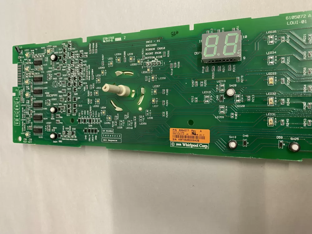 Whirlpool Kenmore 8564377 8564383 Dryer Control Board AZ210977 | BK1355