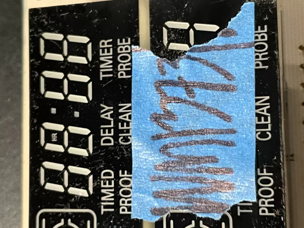 LG EBR72822801 Range Display Control Board AZ10347 | 1373