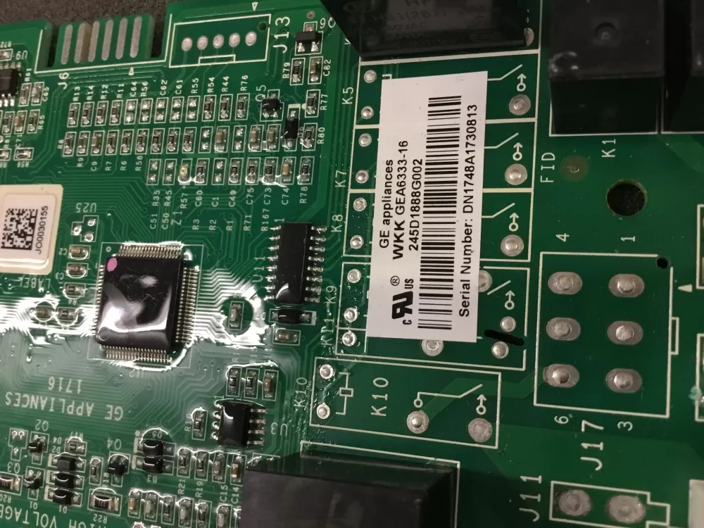 GE 245D1888G002 Refrigerator Control Board AZ81117 | NR961