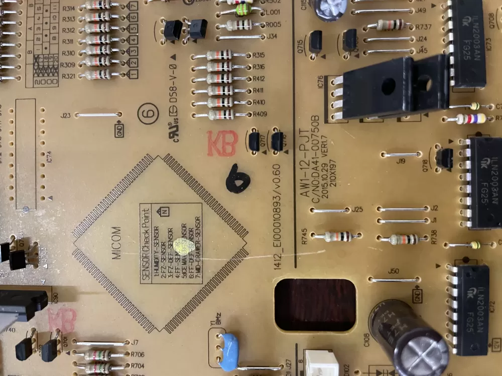 Samsung DA92 00384N Refrigerator Control Board AZ38790 | KM276