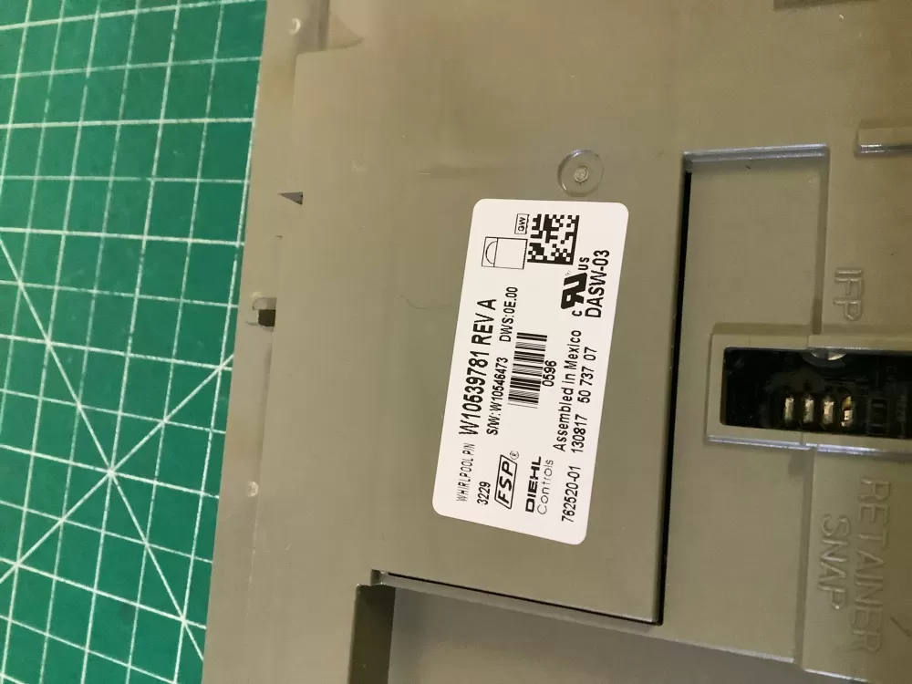Whirlpool W10539781 W10597042 Dishwasher Control Board AZ200419 | NR2795