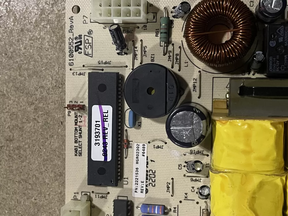 KitchenAid 4389211 2221536 Refrigerator Control Board AZ27980 | KM194