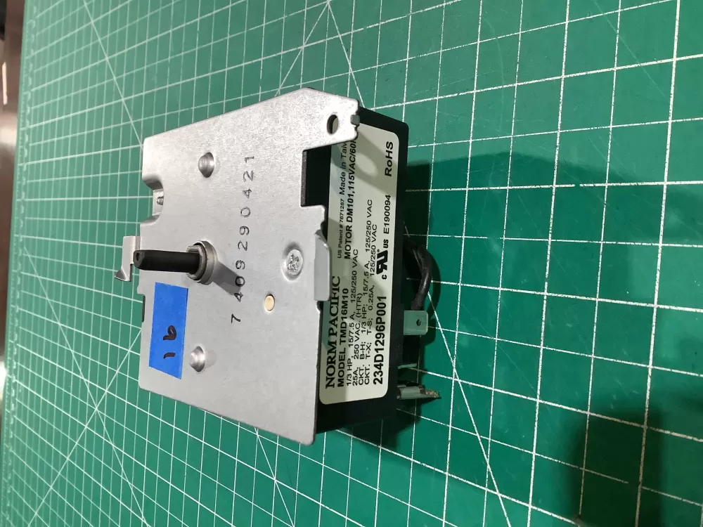 GE TMD16M10 234D1296P001 Dryer Timer AZ153056 | NR16