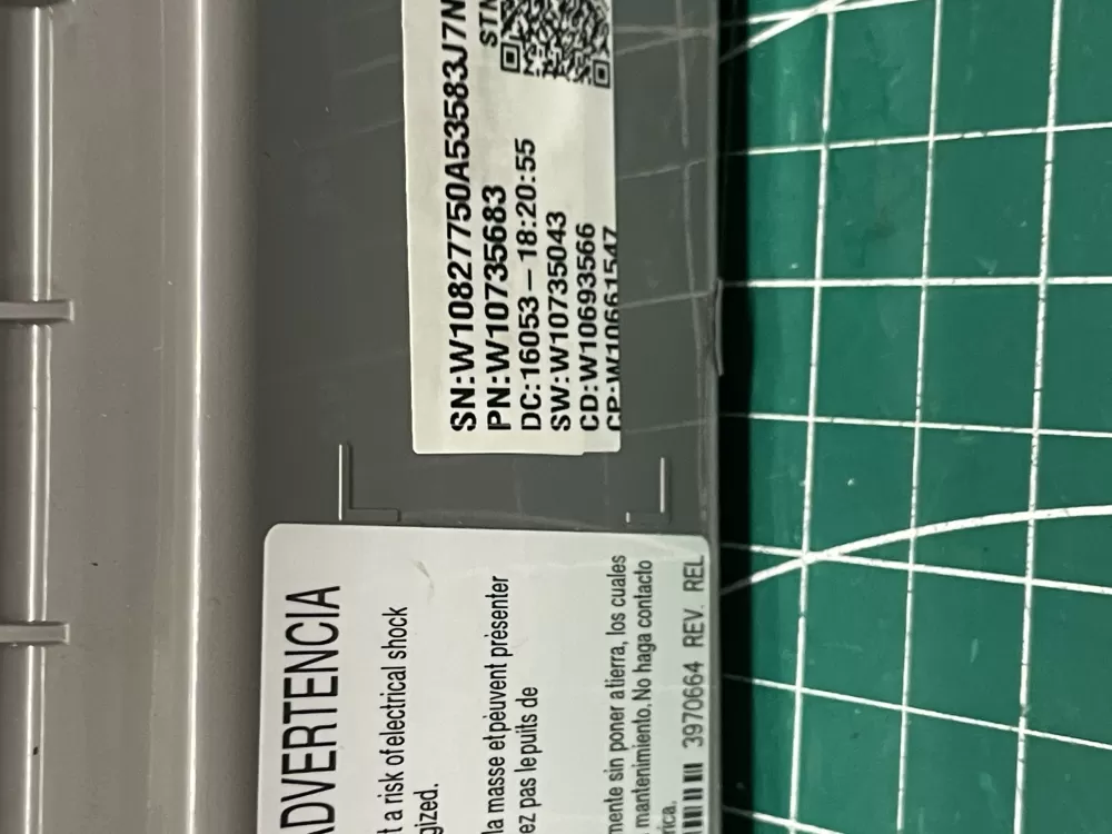 Whirlpool washing main control board W10827750 AZ203109 | Wmv904