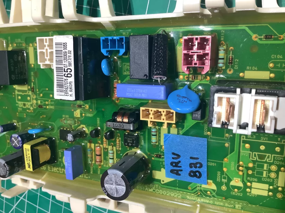LG Kenmore EBR62707665 Dryer Control Board AZ173581 | ARV831