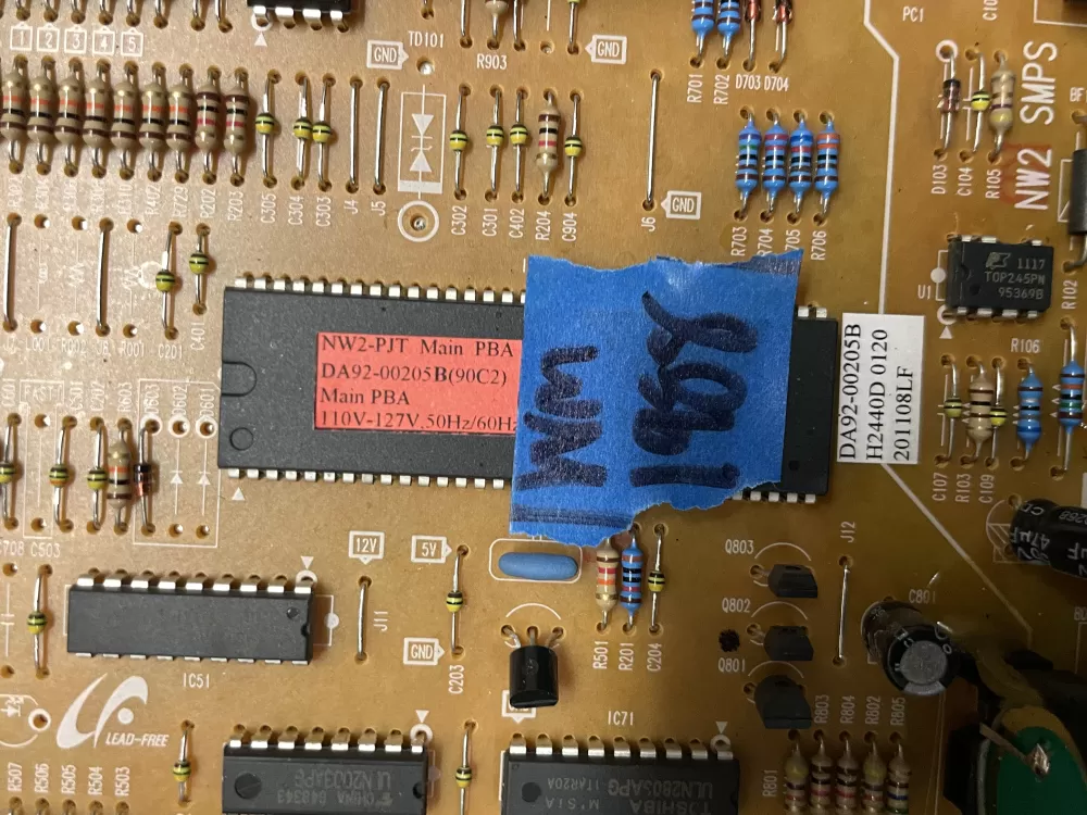 Samsung DA92 00205B 00419B Refrigerator Control Board AZ208841 | Wm1988