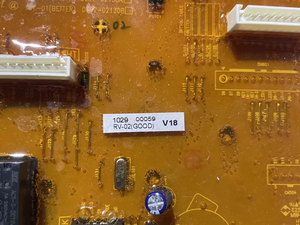 Samsung Dishwasher Control Board DE92-02130A DE92-02130B AZ139569 | Wmv427