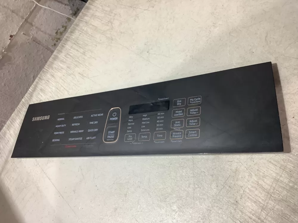 Samsung DC92-01863F Washer User Interface