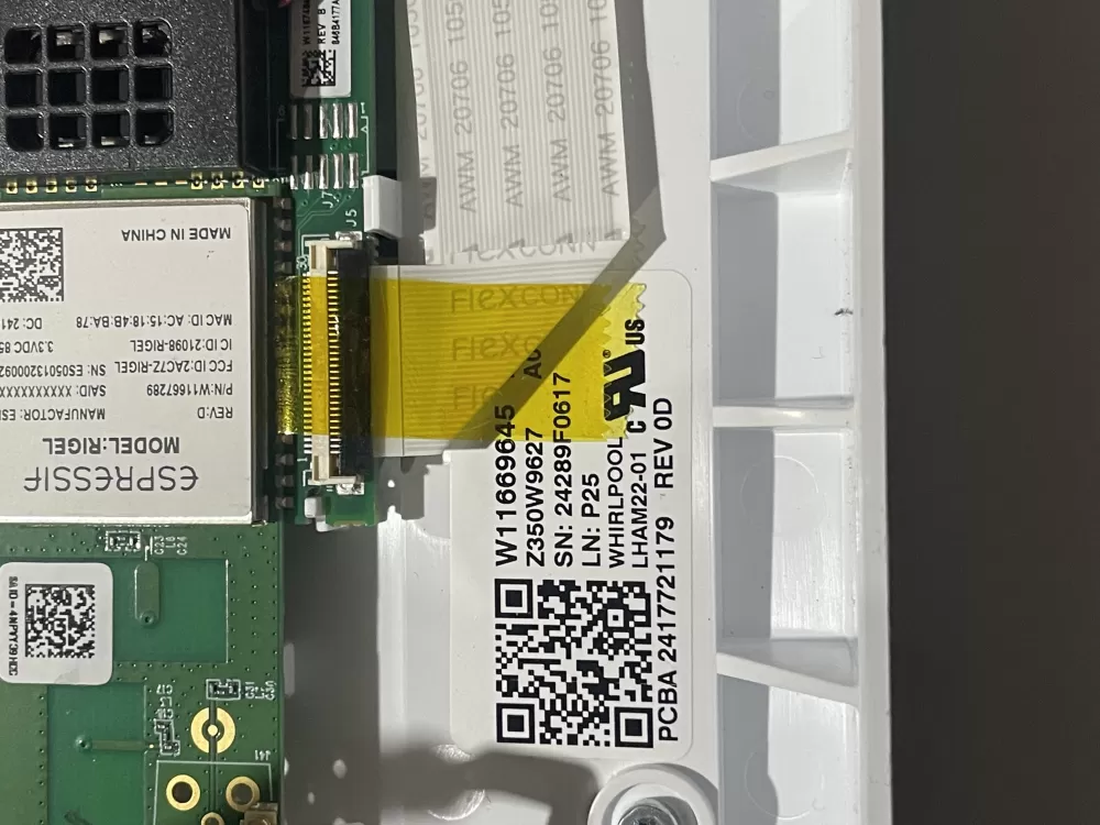 Whirlpool Dryer Control Panel W11669645 Z350W9627 AZ191271 | KM2321