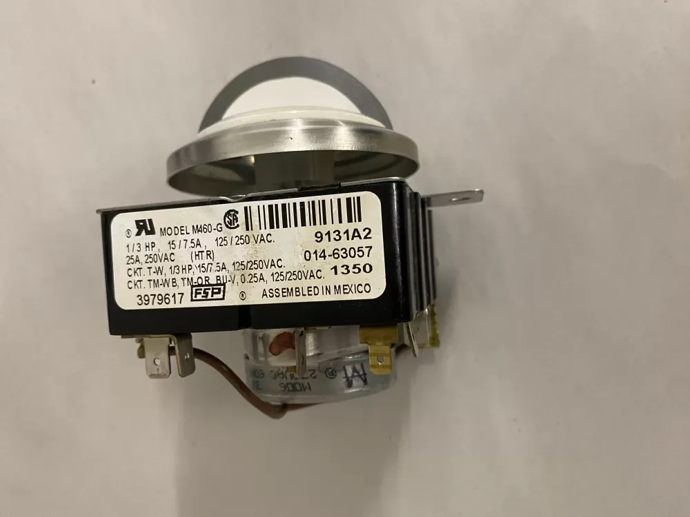 Whirlpool Maytag Roper Amana WP3979617 AP6009055 Dryer Timer AZ202023 | BK2232