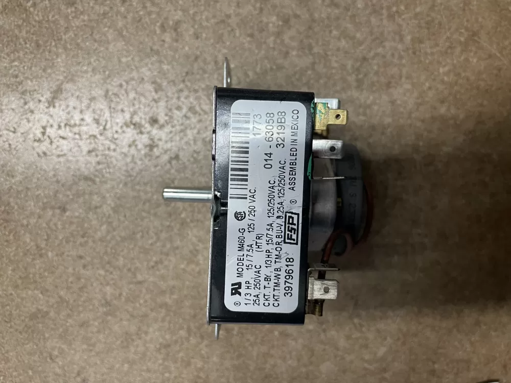Whirlpool  Amana  Admiral AP6009056 3979618 3979618R 8299783 WP3979618 PS11742198 Dryer Timer