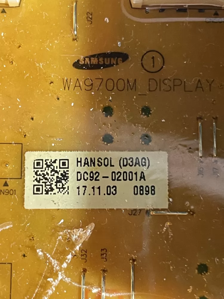 Samsung DC92 02001A AP6243666 DC92 02005A Washer Control Board AZ37695 | Wm410