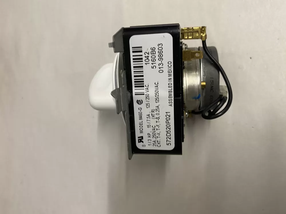 GE 572D520P021 WE4M271 Dryer Timer