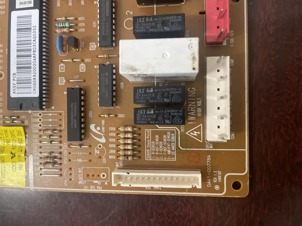 Samsung DA92 00204A Refrigerator Control Board AZ41117 | KM1715