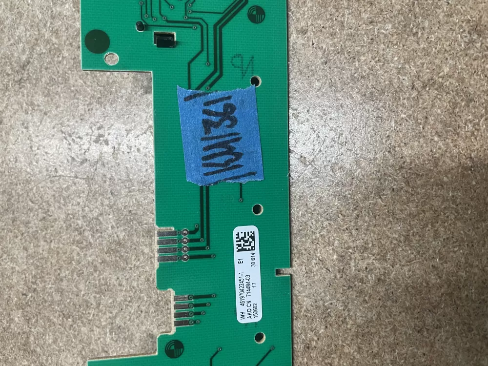 Whirlpool 46197042245-1 Washer Display Control Board AZ4898 | KM1361