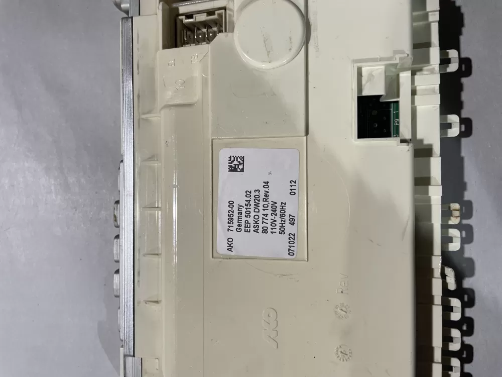 OEM Asko Viking Dishwasher DW20.3 main control board 445820 AZ189848 | KM641